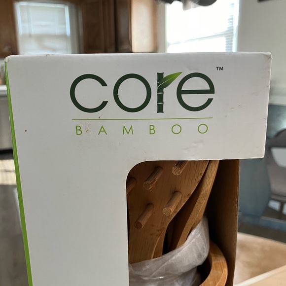 NIB Core 100% Organically Grown Bamboo Utensil Set